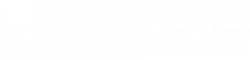 JAADE Logo weiß mit Unterzeile Steuerberater Rechtsanwälte Wirtschaftsprüfer