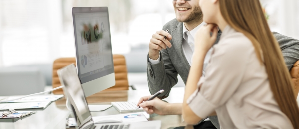 Wirtschaftsprüfer bei einer Besprechung